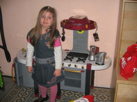 shannen qui nous prépare a manger