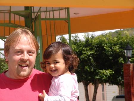 Leah et son papa