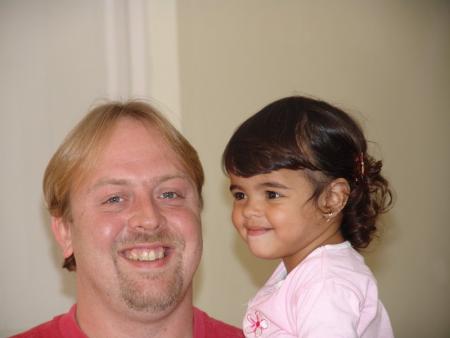 Leah et son papa
