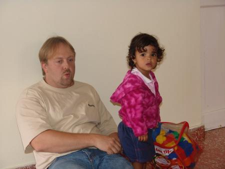Leah et son papa