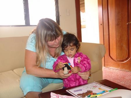 leah et sa mami