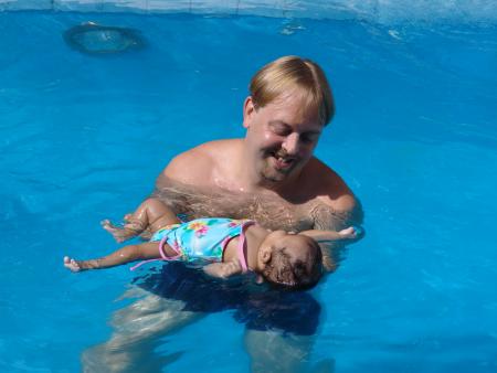Leah et son papa
