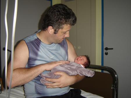 Tracy et son papa