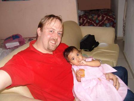 Leah et son papa