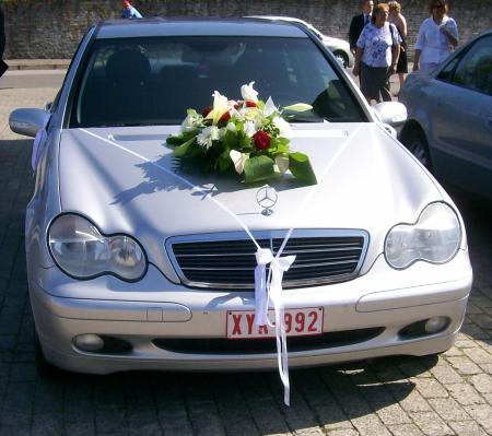 la voiture est arrivée
