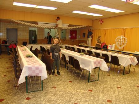 décoration de la salle