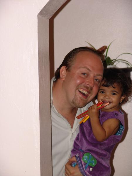 Leah et son papa