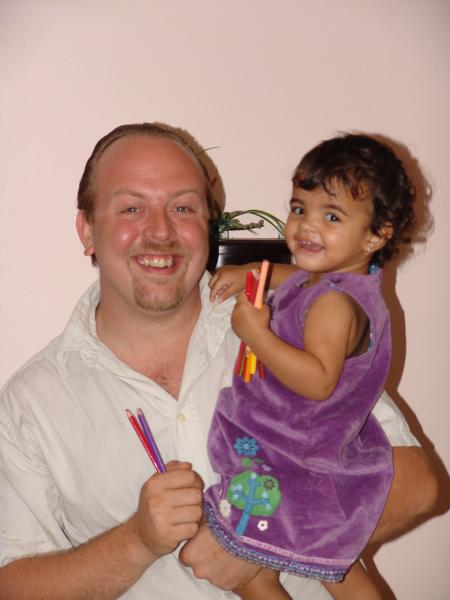 Leah et son papa